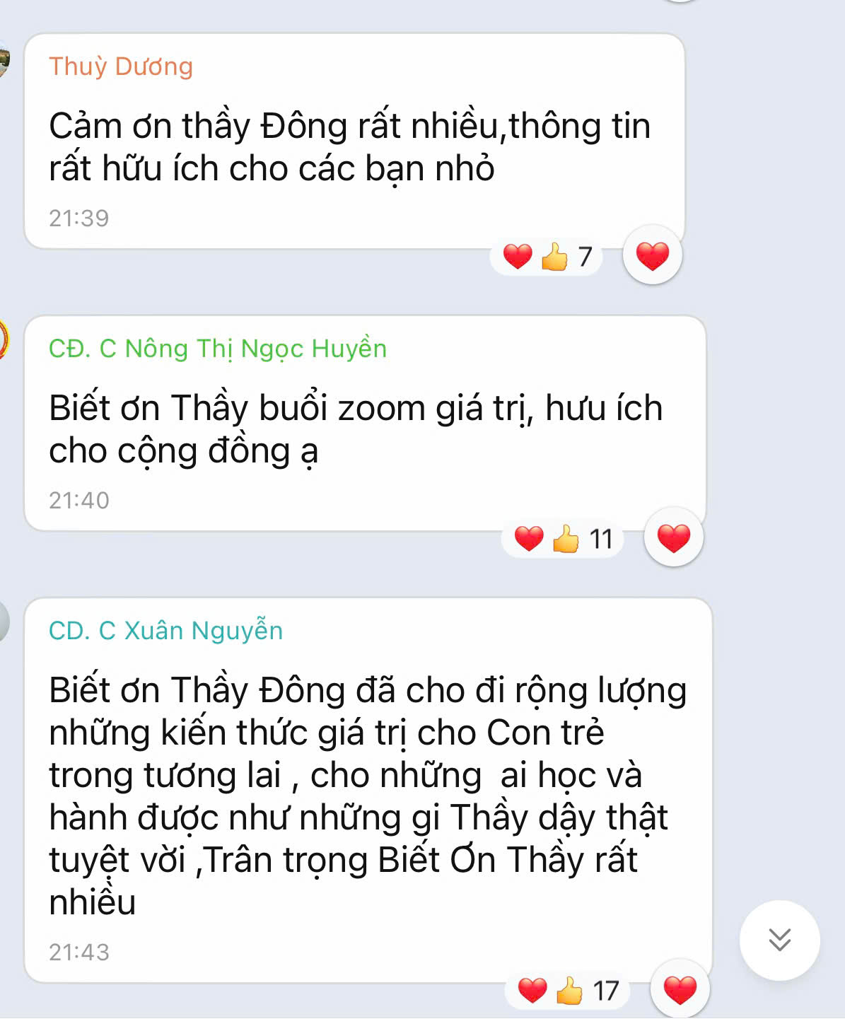 Feedback Học Viên Ann Holding